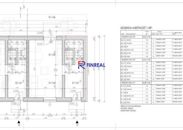 FINREAL s.r.o. ponúka NA PREDAJ rodinný dom E3 v Zem. Olči!